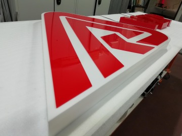 plastické 3D písmo