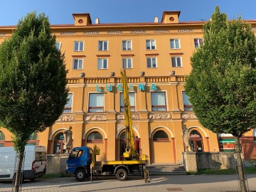 3D světelná reklama