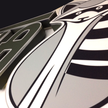 plastické písmo světelné