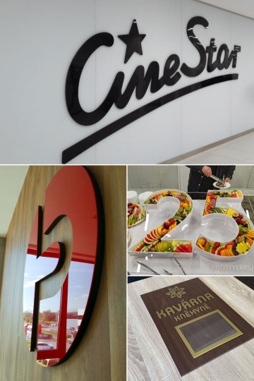 Světelné instalace a výstrče na fasádách – zajišťují viditelnost z různých úhlů pro širokou škálu prostor, včetně obchodních center, kancelářských budov, hotelů, restaurací, kaváren a obchodů. 3D písmena a světelné výstrče poskytují atraktivní podsvícení a silnou vizuální přítomnost pro lepší orientaci a zviditelnění značky.